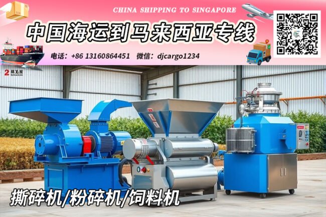 粉碎机海运到马来西亚