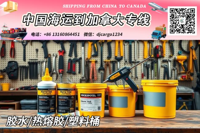 胶水/热熔胶/塑料桶海运到加拿大-整柜拼箱订舱客服中心