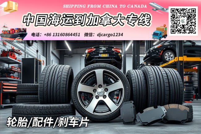【中国→加拿大】轮胎/配件/刹车片海运到加拿大清关派送