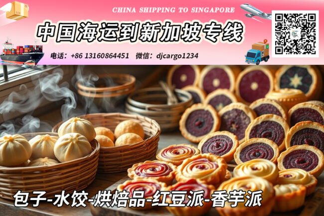 包子-水饺-烘焙品-红豆派-香芋派海运到新加坡时效10天