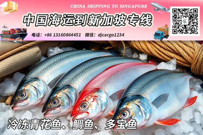 【全程冷链】冷冻青花鱼-鲷鱼-多宝鱼海运到新加坡Singapore
