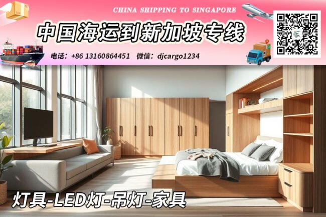 沙发-床-办公桌椅-橱柜海运整柜到新加坡本地清关派送