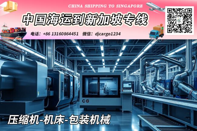 压缩机-机床-包装机械海运整柜拼箱到新加坡→小詹