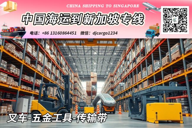 叉车-五金工具-传输带海运整柜拼箱到新加坡→小詹